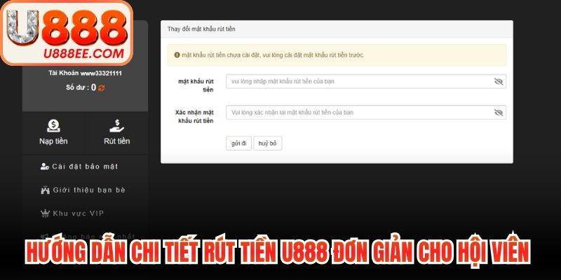 Rút Tiền U888 An Toàn Và Những Điều Kiện Quan Trọng - WINVORO89