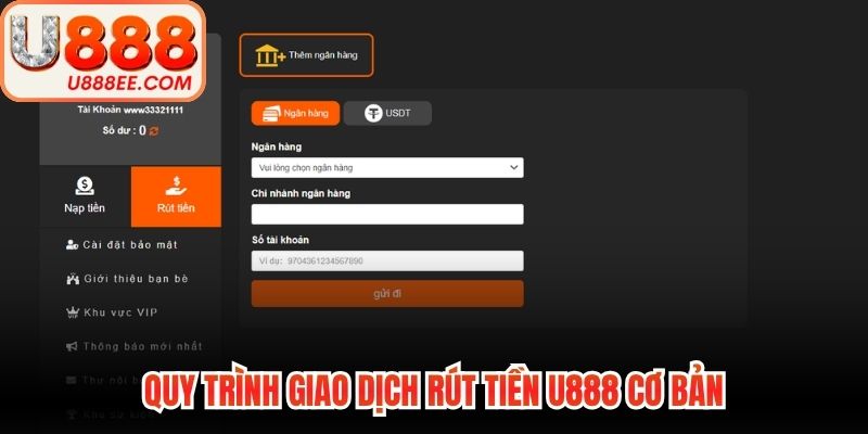 Rút Tiền U888 An Toàn Và Những Điều Kiện Quan Trọng - WINVORO89