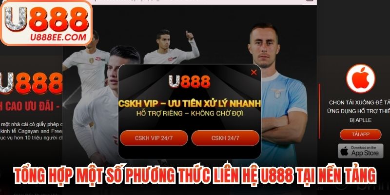 Liên Hệ U888 - Kênh Hỗ Trợ Hội Viên Nhanh Chóng Nhất - WINVORO89