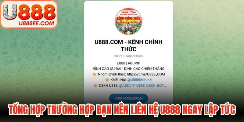 Liên Hệ U888 - Kênh Hỗ Trợ Hội Viên Nhanh Chóng Nhất - WINVORO89